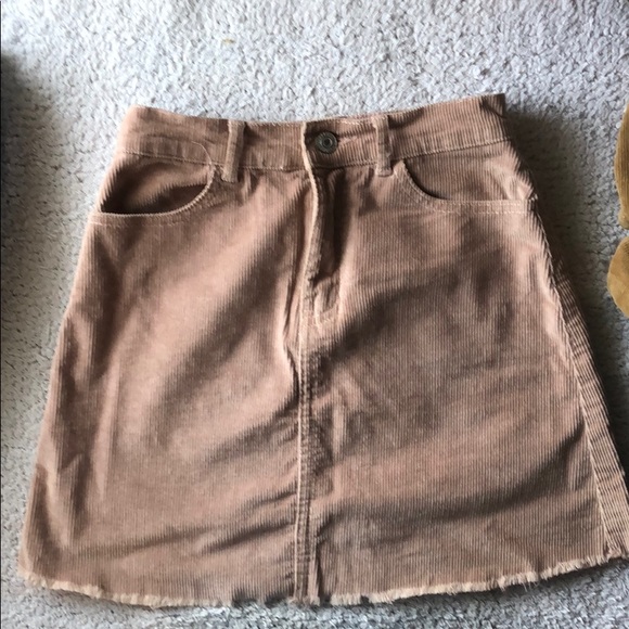 Brandy Melville Dresses & Skirts - Pink corduroy skirt